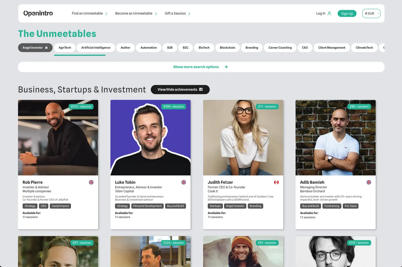 open intro unmeetables screenshot