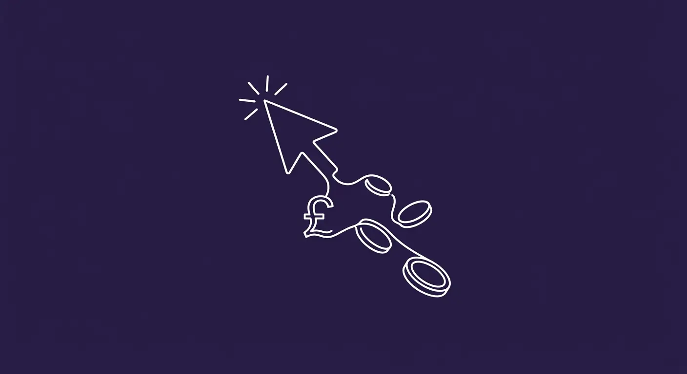 paid search illustration for little green agency © copyright